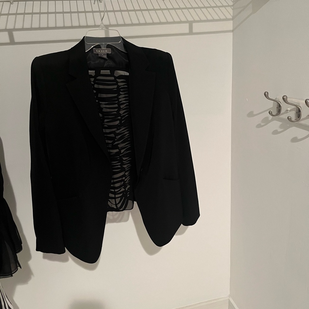 Sexy Blazer with Sheer back